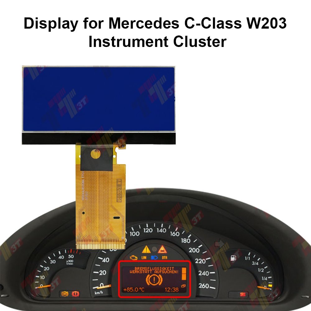 For Mercedes-Benz C-Class W203 Instrument Cluster Display US For Mercedes-Benz C-Class W203 Instrument Cluster Display US