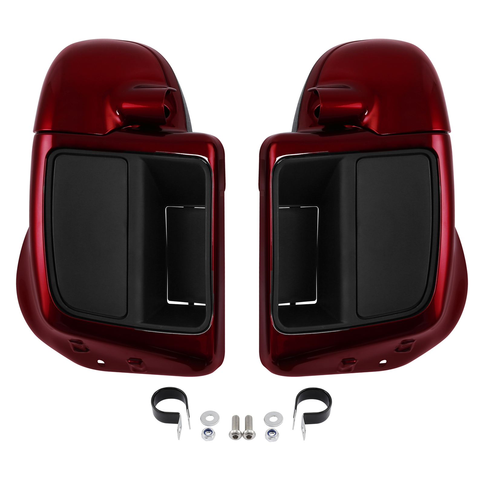 Lower Vented Fairing Fit For Harley Touring Road Glide 14-25#Velocity Red Sunglo