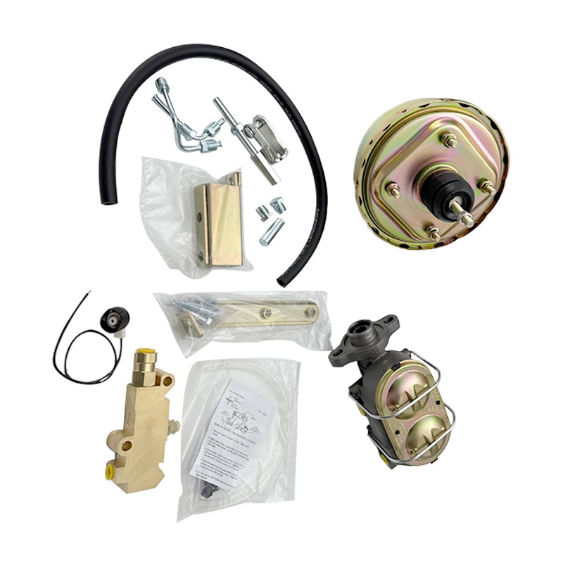 Disc/Disc For 1955-57 Chevy Bel Air/150/210 Brake Booster Master Cylinder Combo