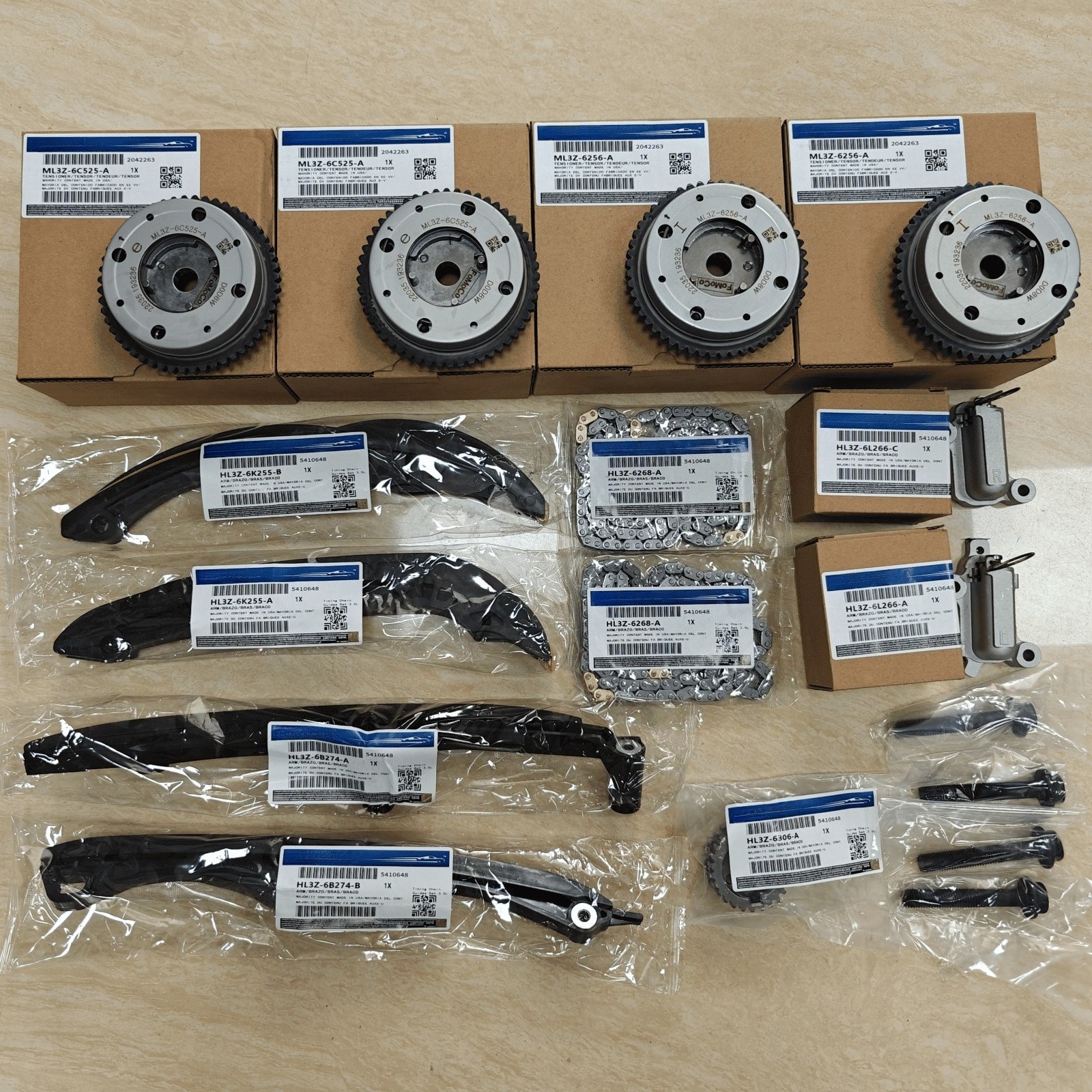 NEW OEM 13PCS Timing Chain Kit ML3Z-6C525-A For 2018-2023 Lincoln Navigator 3.5L