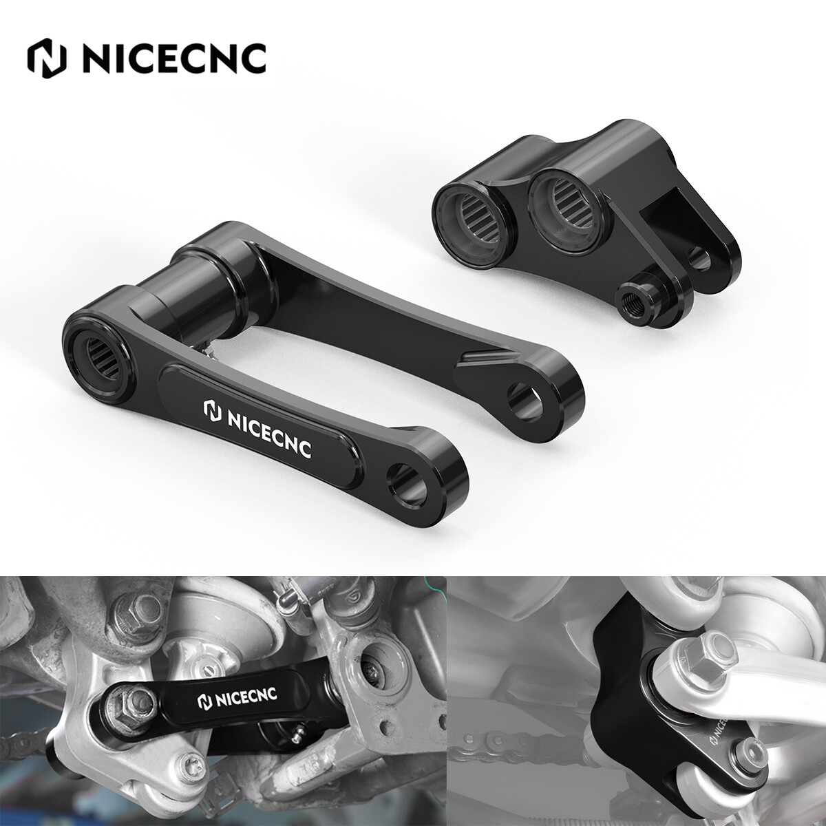 NICECNC 2'' Rear Suspension Lowering Link Kit for GasGas 700 SM/ES 2022-2024