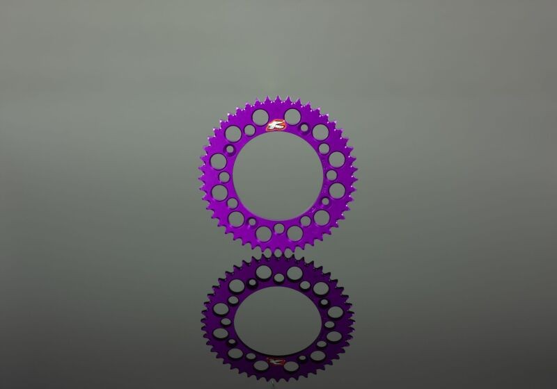 Renthal For 04-24 KTM 85 SX Rear Grooved Sprocket - Purple, Part 441U-428-46GPPE Renthal For 04-24 KTM 85 SX Rear Grooved Sprocket - Purple, Part 441U-428-46GPPE