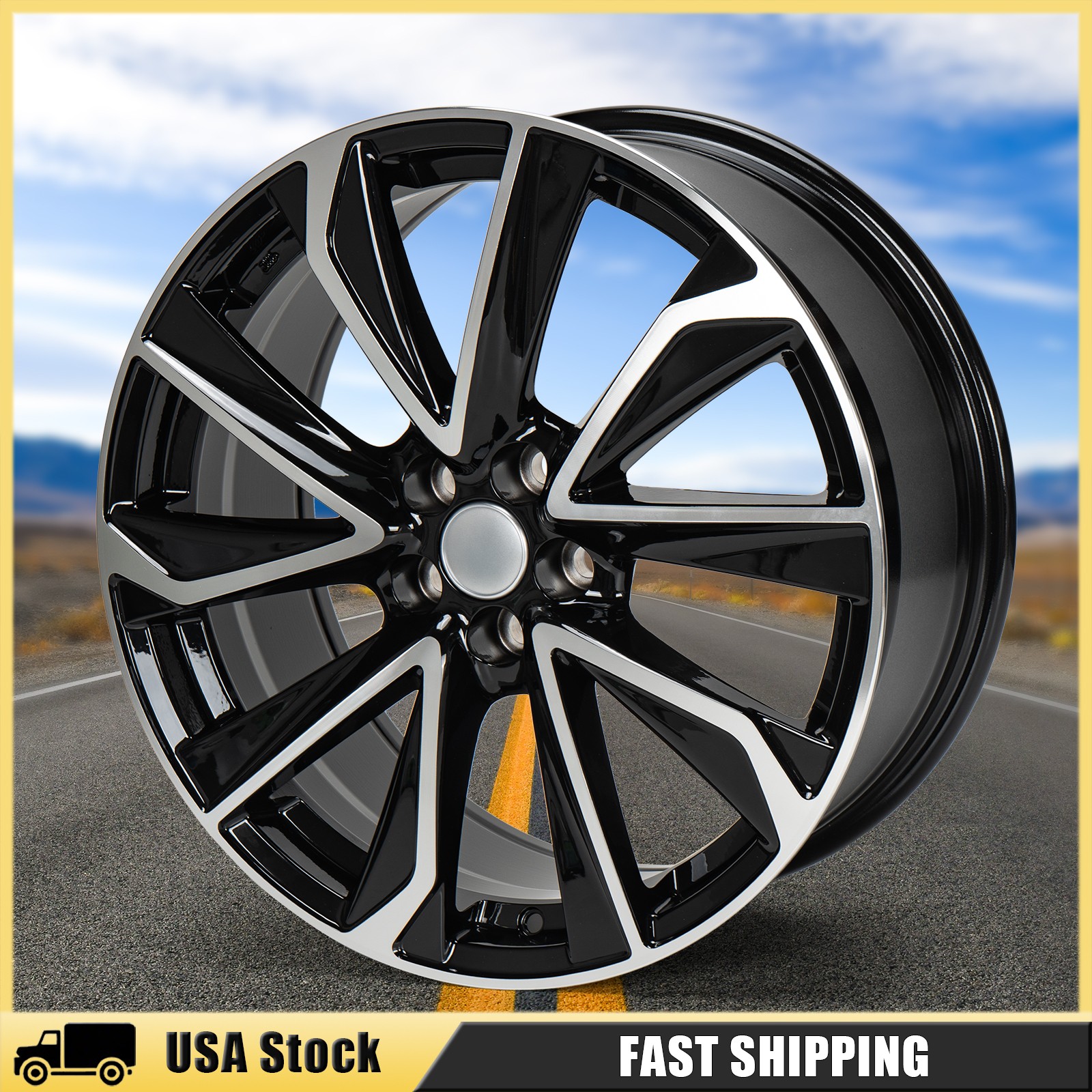 1pc 18 x 8\'\' Replacement Rims fits 2019-2024 Toyota Corolla Rim OE Quality Wheel