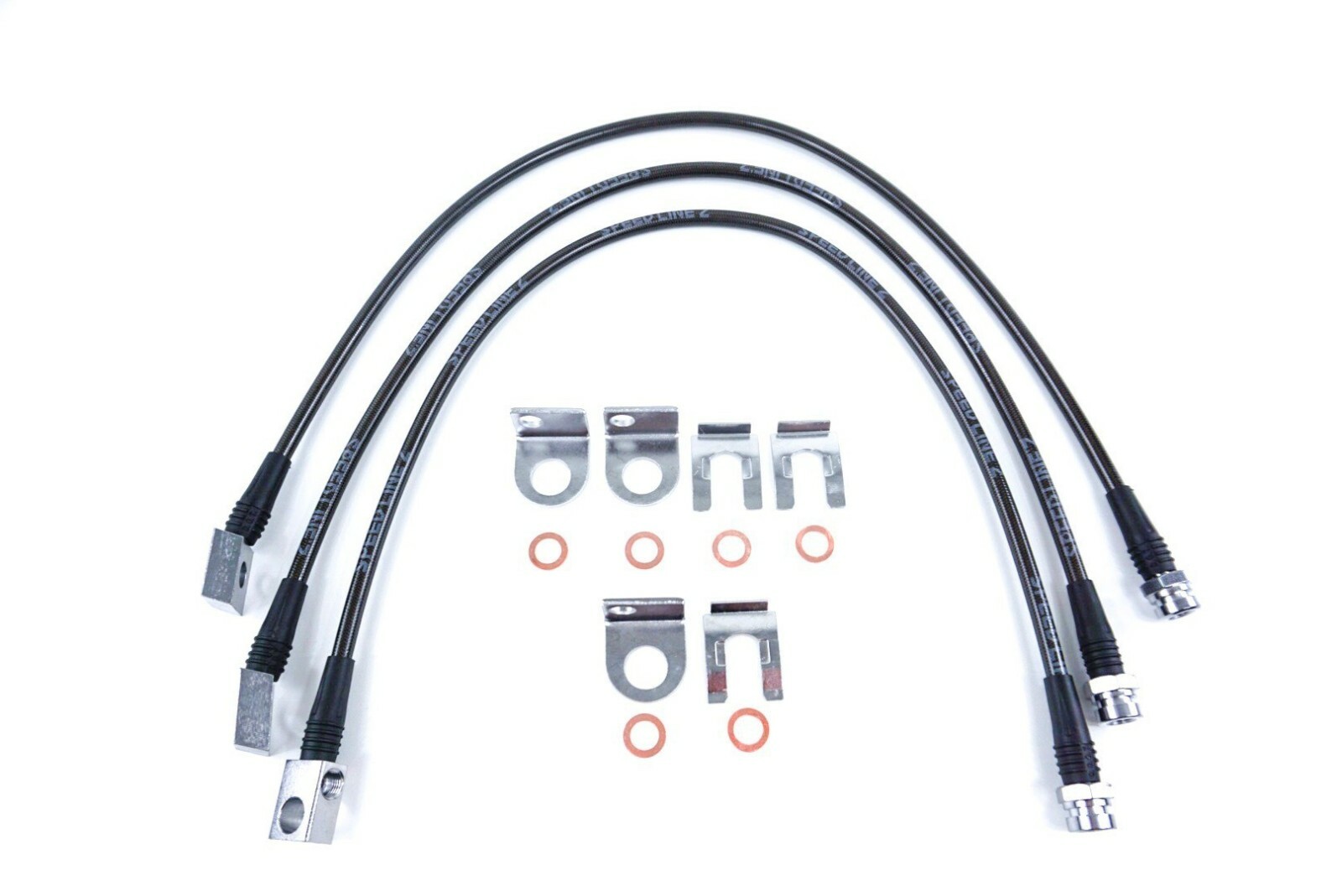  Speedline'z +4 to +6 Lift F & R Brake Line Ki: Fits 03-04 Jeep Wrangler Rubicon