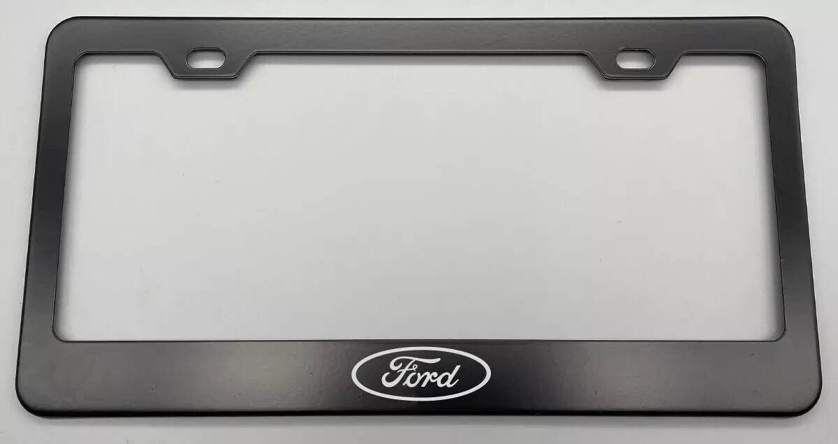 Custom Laser Engrave Stainless steel License Plate Frame  fit Ford