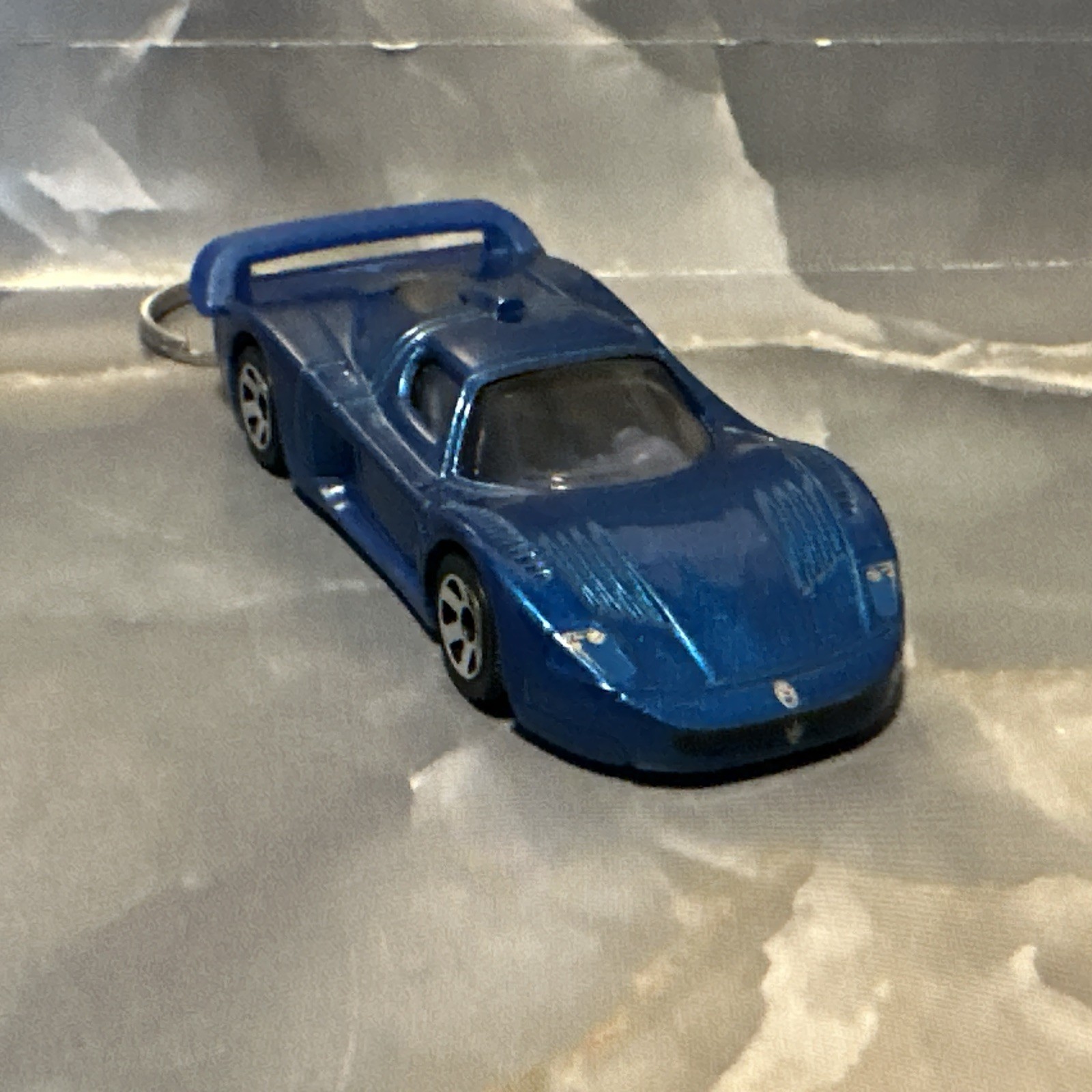 2004 MASERATI MC12 BLU VICTORIA BLUE DIECAST CAR CUSTOM KEYCHAIN LTD EDITION NEW