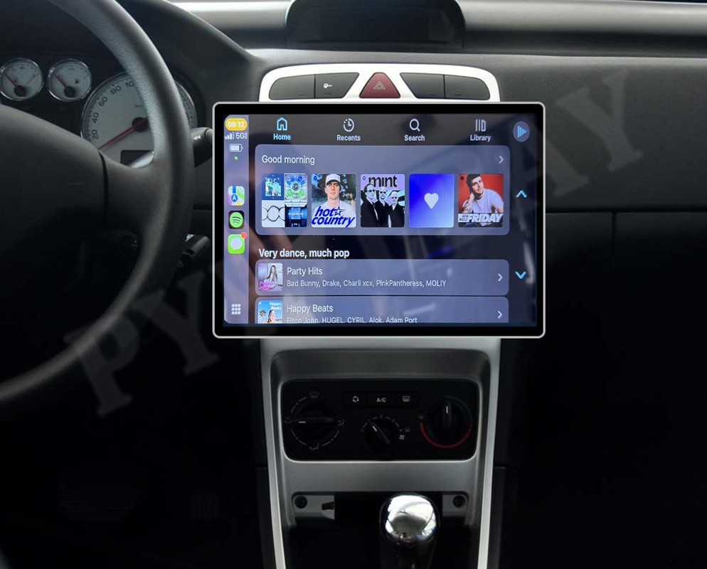 For Peugeot 307 2003-2010 Android 15 Apple Carplay Car Stereo Radio GPS RDS WIFI