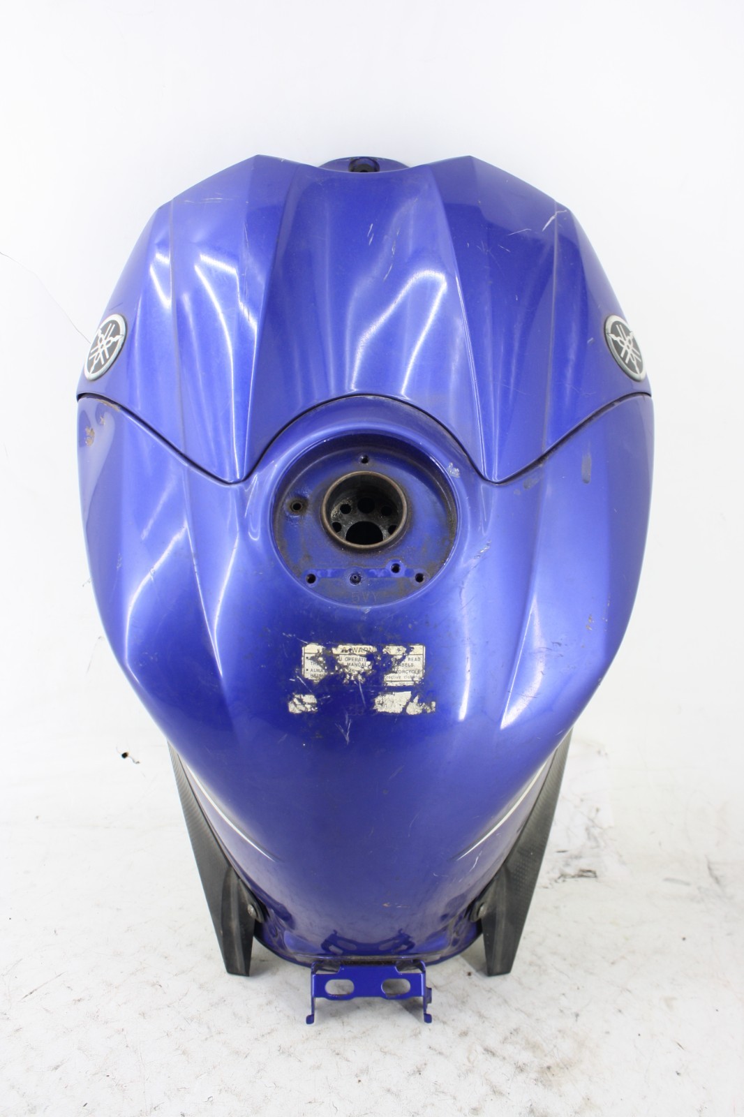 2004 2005 2006 YAMAHA YZF R1 GAS FUEL PETROL TANK BLUE DENT & DIRTY W/ PLASTICS 2004 2005 2006 YAMAHA YZF R1 GAS FUEL PETROL TANK BLUE DENT & DIRTY W/ PLASTICS