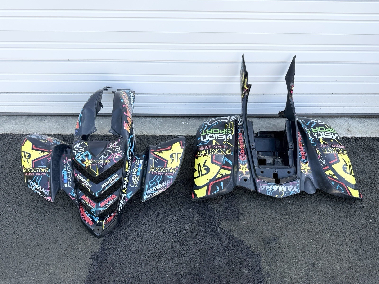 ✅ 2001 - 2005 Yamaha Raptor 660 660R Fender Fairings Plastics Set OEM 2004