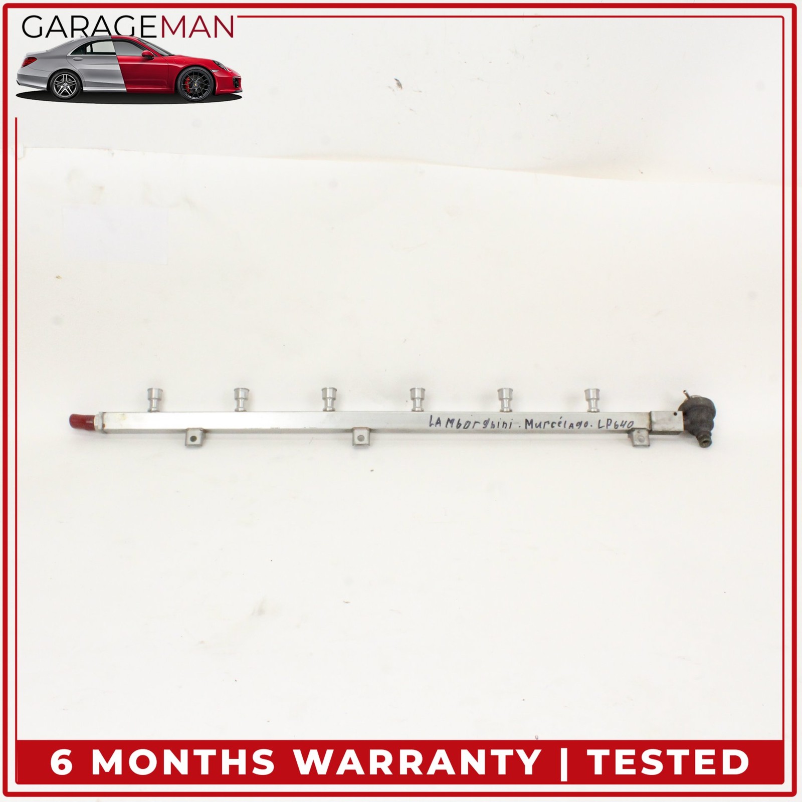 2007-2010 Lamborghini Murcielago LP640 6.5L V12 Fuel Injection Rail Line OEM