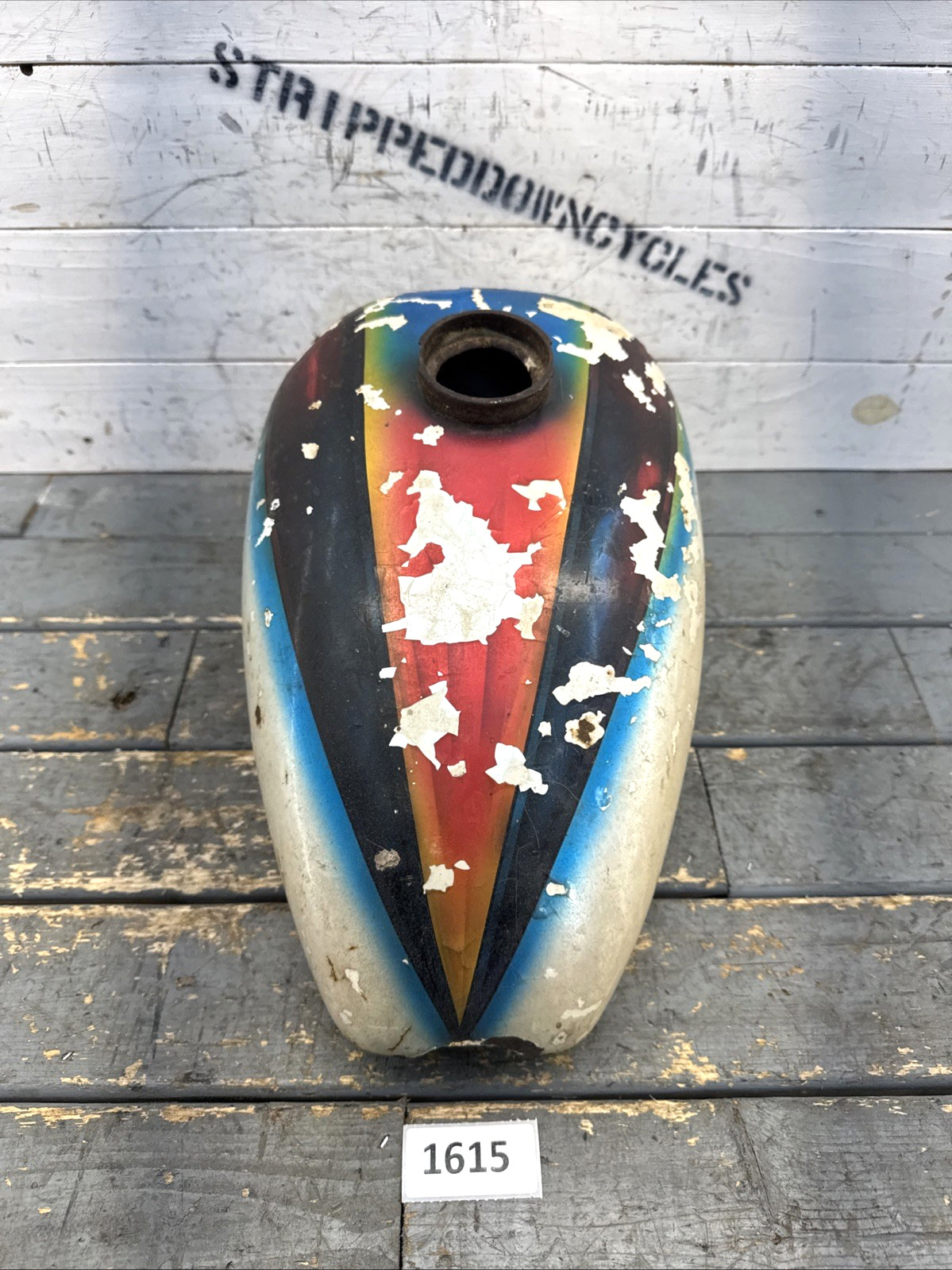 Harley Vintage Chopper  Wassell Gas Tank Old Paint Survivor Knucklehead Panhead