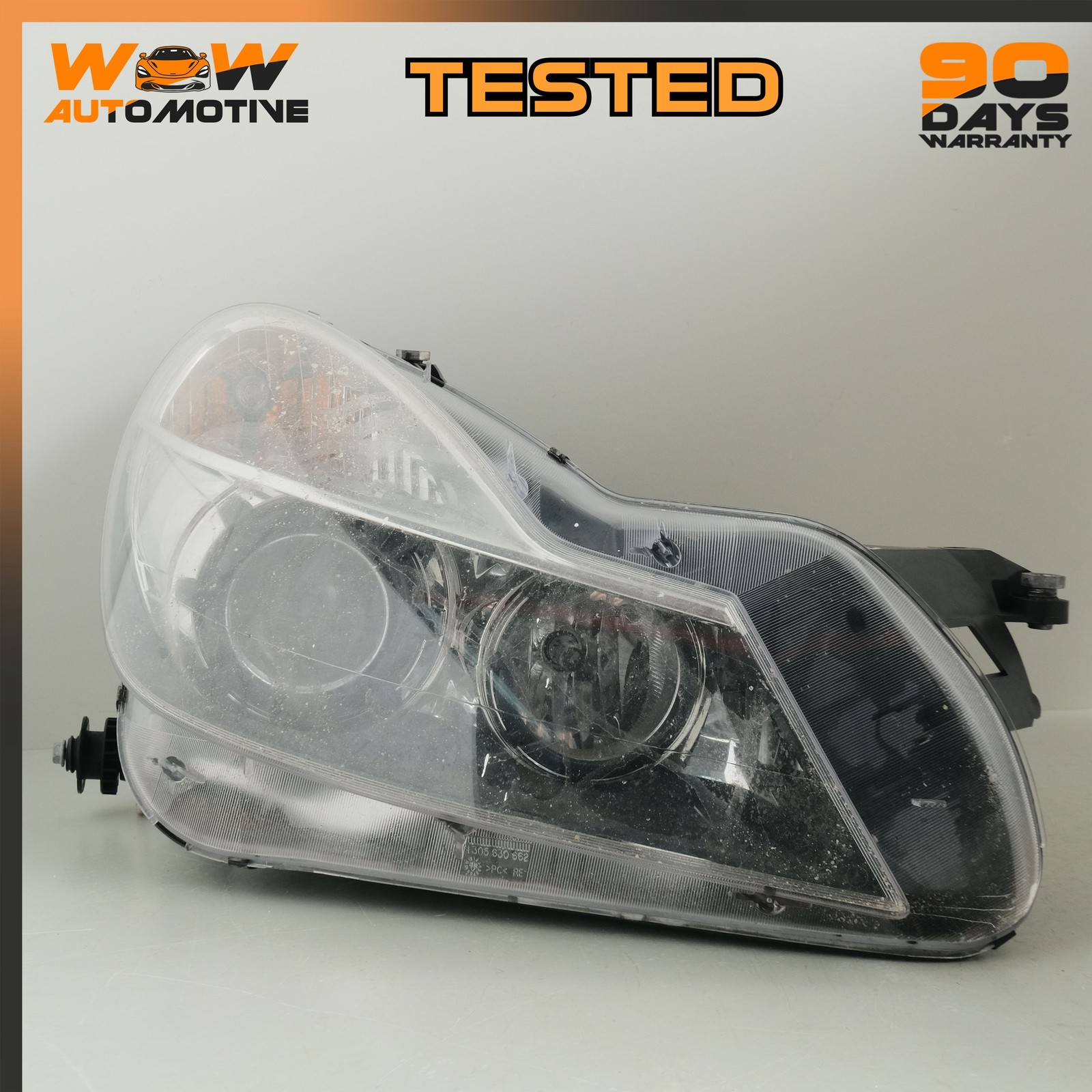 02-12 MERCEDES-BENZ SL550 SL65 AMG RIGHT HEADLIGHT LAMP ASSEMBLY BI XENON OEM 02-12 MERCEDES-BENZ SL550 SL65 AMG RIGHT HEADLIGHT LAMP ASSEMBLY BI XENON OEM