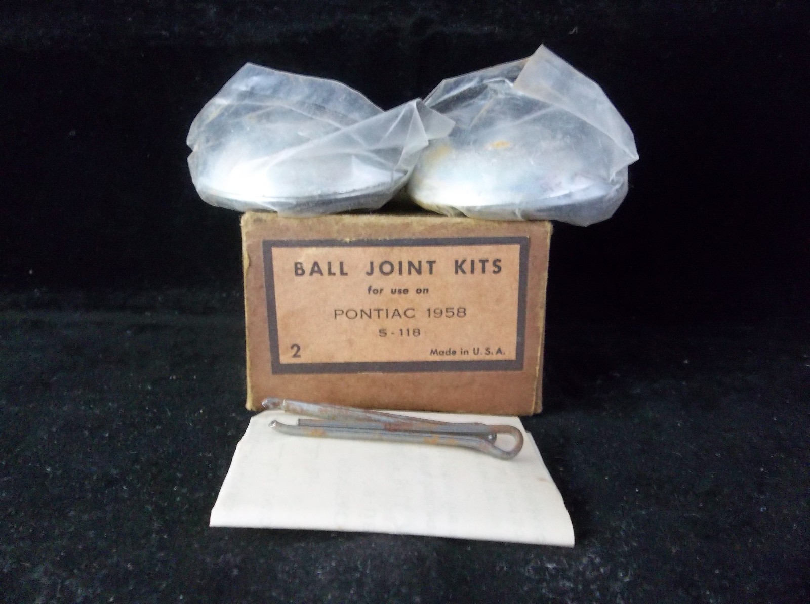Vintage NOS 1958 Pontiac Ball Joint Kits S-118