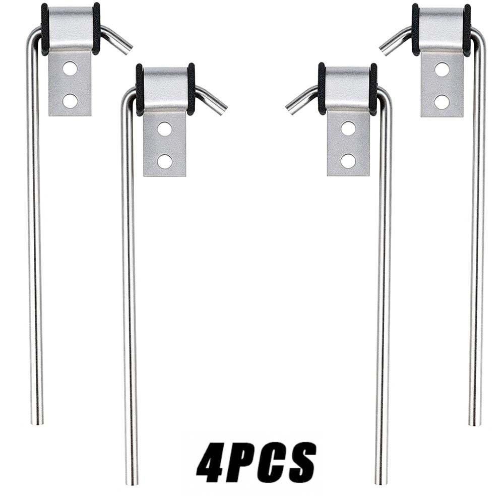 4pcs Universal Steel Exhaust Hanger Rod Weld On Heavy Duty Exhaust 3/8\