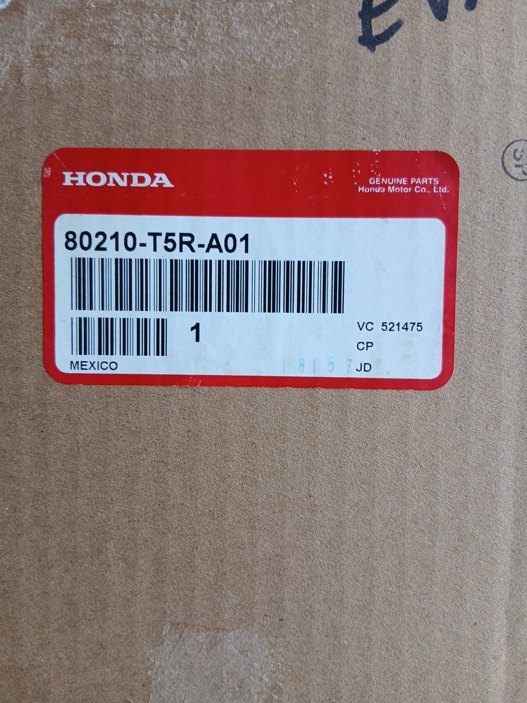 GENUINE EVAPORATOR CORE ASSEMBLY HONDA HRV 2019-22 FIT 2015-20 # 80210 T5R A01
