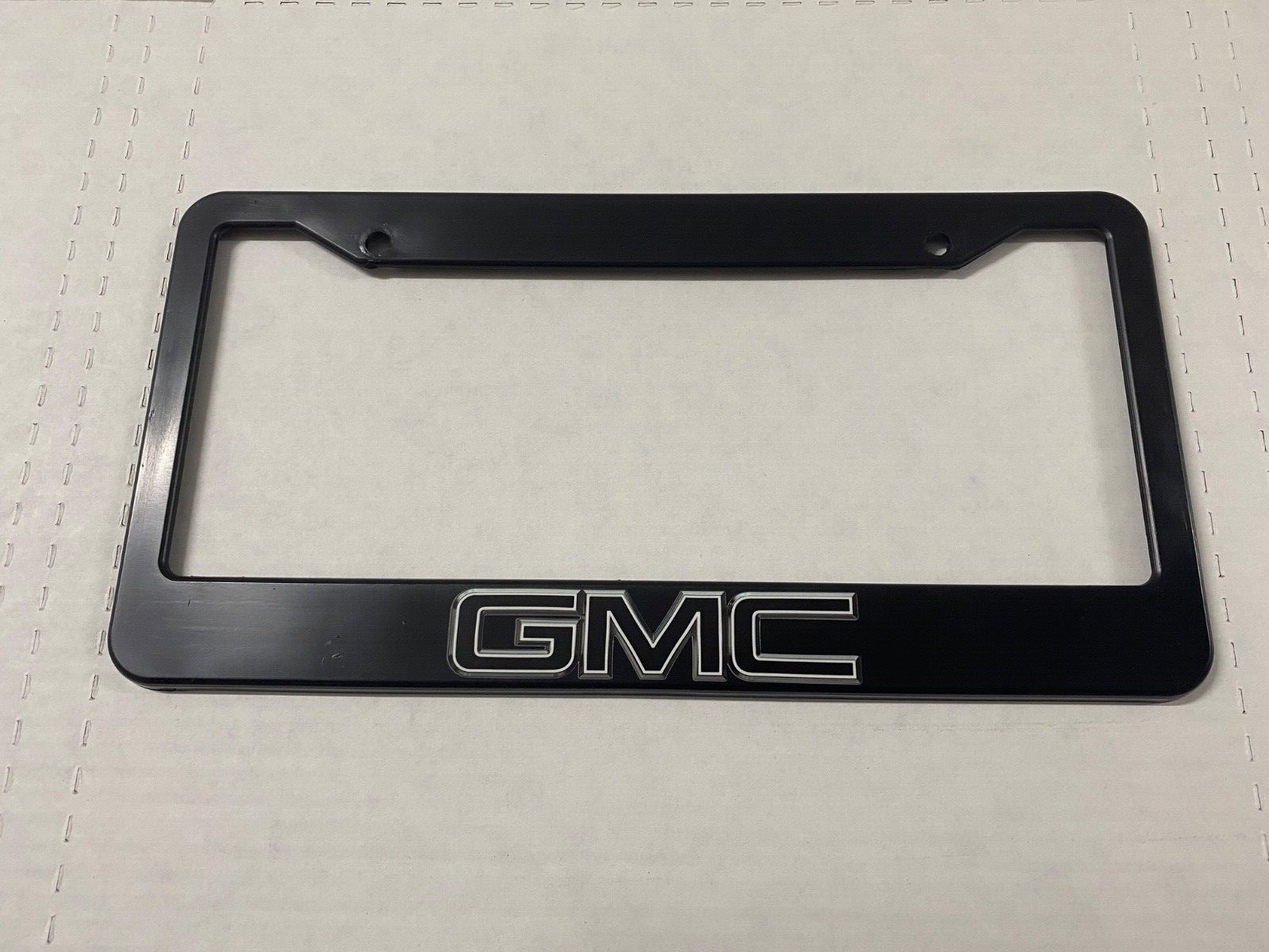 For GMC Black Plastic License Plate Frame Truck Car SUV NEW US For GMC Black Plastic License Plate Frame Truck Car SUV NEW US