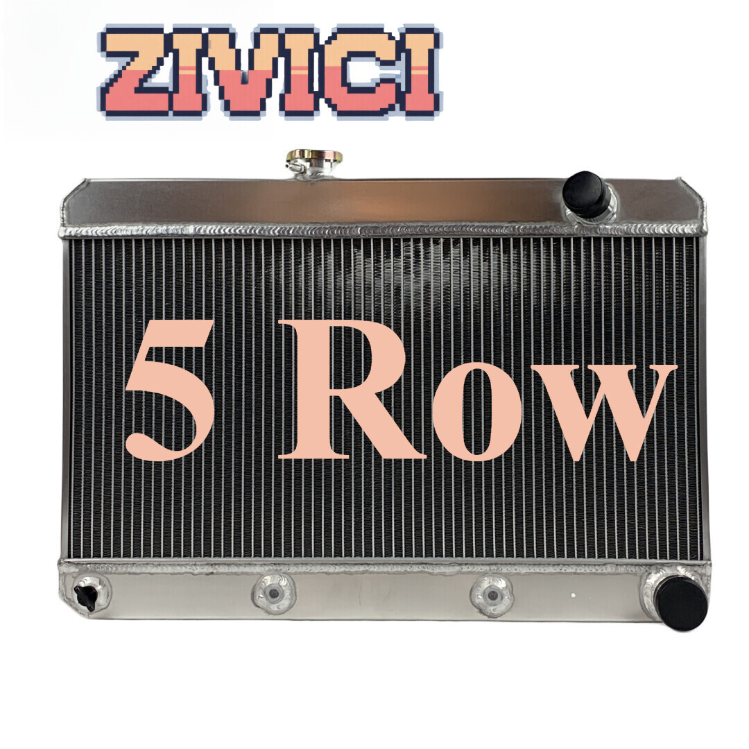 5 Row For 1961-1963 Pontiac Tempest 3.2L 3.5L 5.3L 6.4L L4 V8 Aluminum Radiator