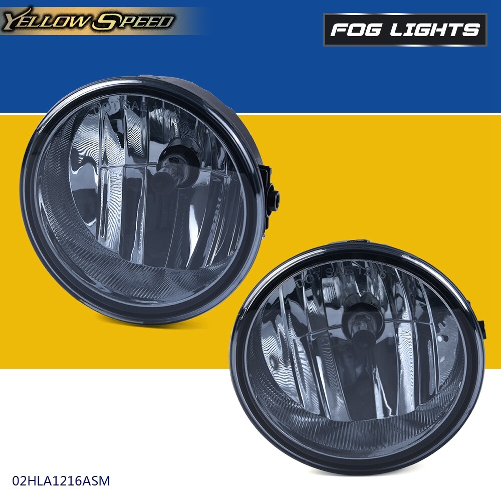 Set Of 2 Left+Right Round Fog Lights Lamps Fit For 2006-2010 Ford F-150 W/ Bulbs