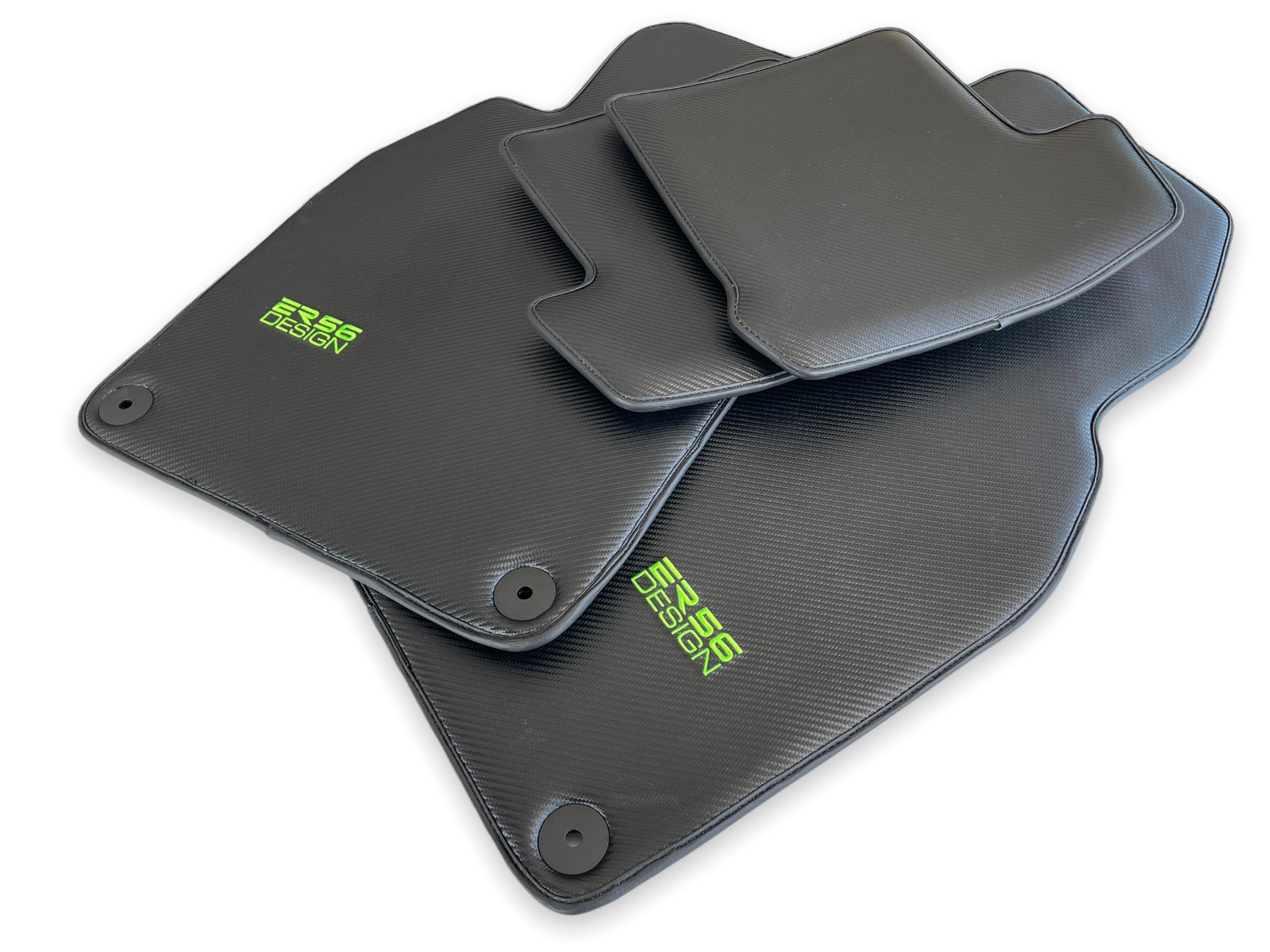 Floor Mats for Porsche 911 GT2RS 2010-2013 LHD Carbon Fiber ER56 Design Brand