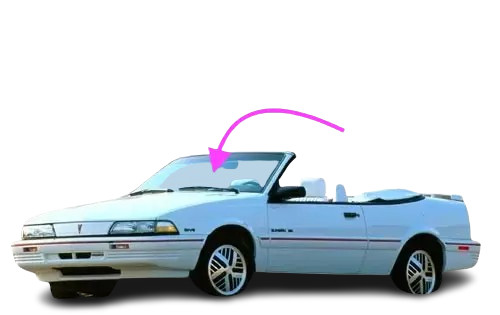 Fits: 1990-1994 Chevrolet Cavalier-Pontiac Sunbird 2D Con Front Windshield Glass Fits: 1990-1994 Chevrolet Cavalier-Pontiac Sunbird 2D Con Front Windshield Glass