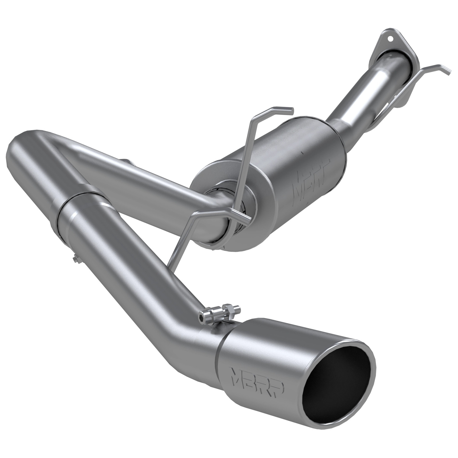 MBRP S5044AL Steel Cat Back Exhaust for 07-08 Chevrolet Tahoe GMC Yukon 5.3L V8