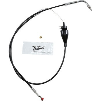 Barnett Idle Cable for Cruise Black Vinyl +6in. 101-30-41002-06