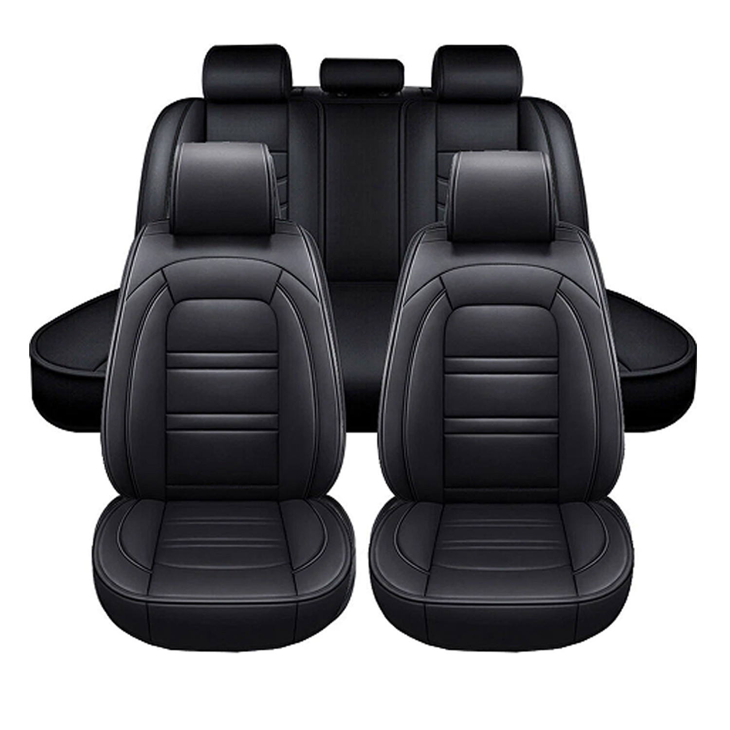 Full Set Leather Seat Cover Waterproof For Honda Accord Civic CRV HRV Pilot Fit