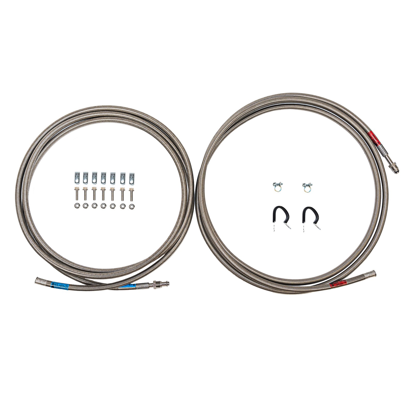 For 1988-91 Corvette L98 Quick Fix Complete Fuel Line Kit Braided QFF0037SS-CPP