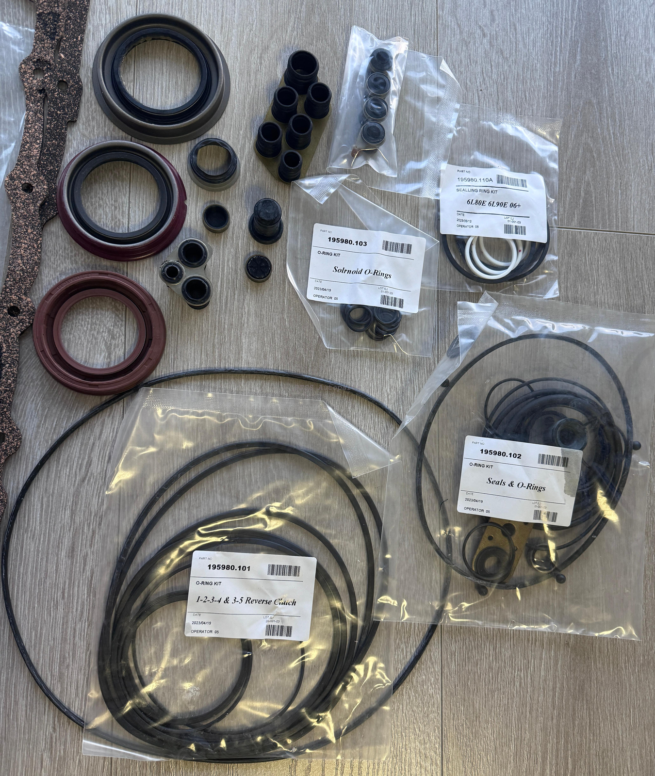 6L80E SNOOKER OEM Transmissi​on overhaul kit for CHEVROLET TRAX SONIC TRAVERSE