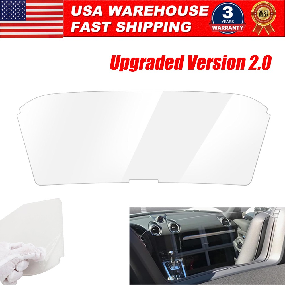 New WindScreen For Porsche Boxster 981 718 Wind Screen Deflector Restrict Air
