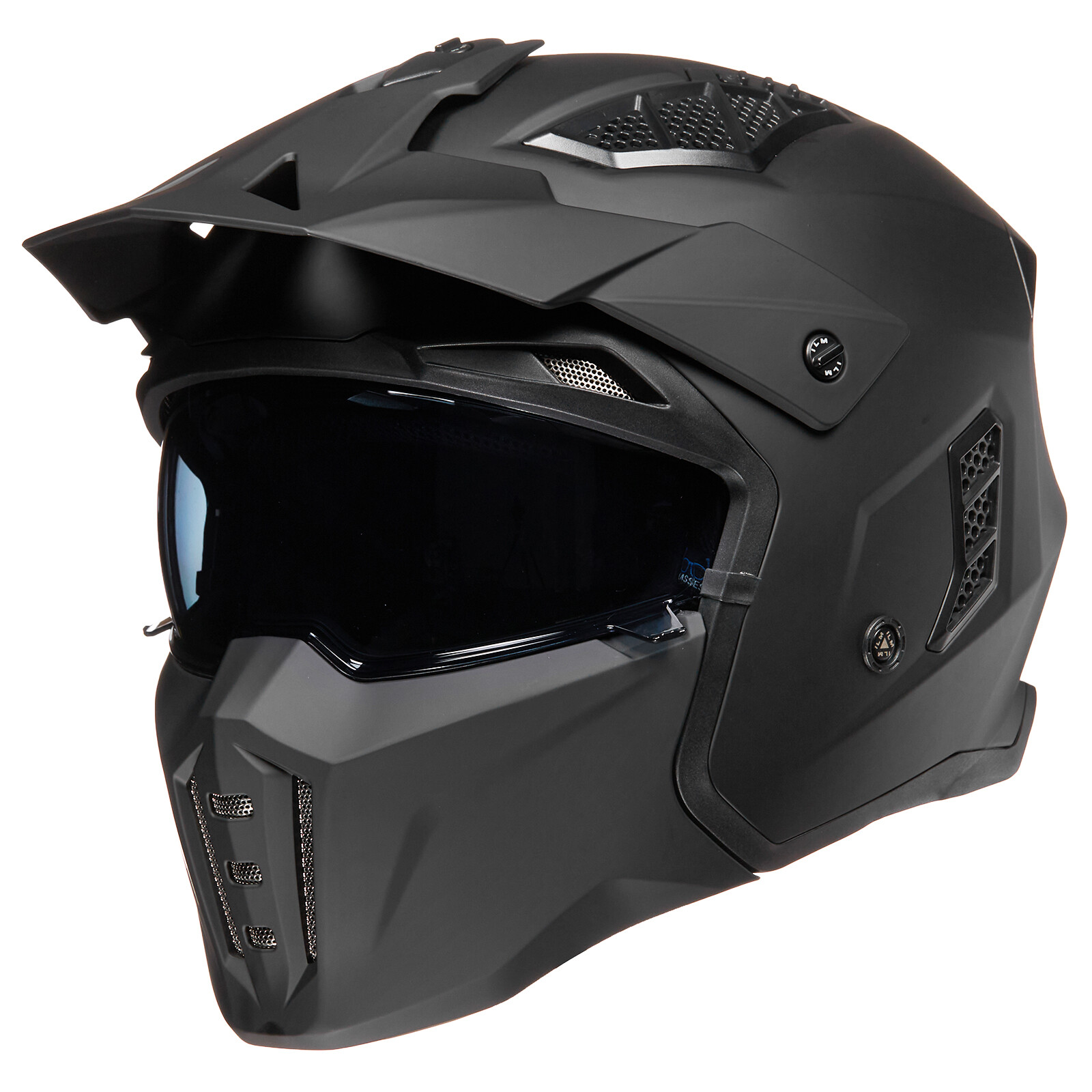 ILM Open Face Motorcycle 3/4 Half Helmets Vintage Retro Moped ATV Cruiser DOT