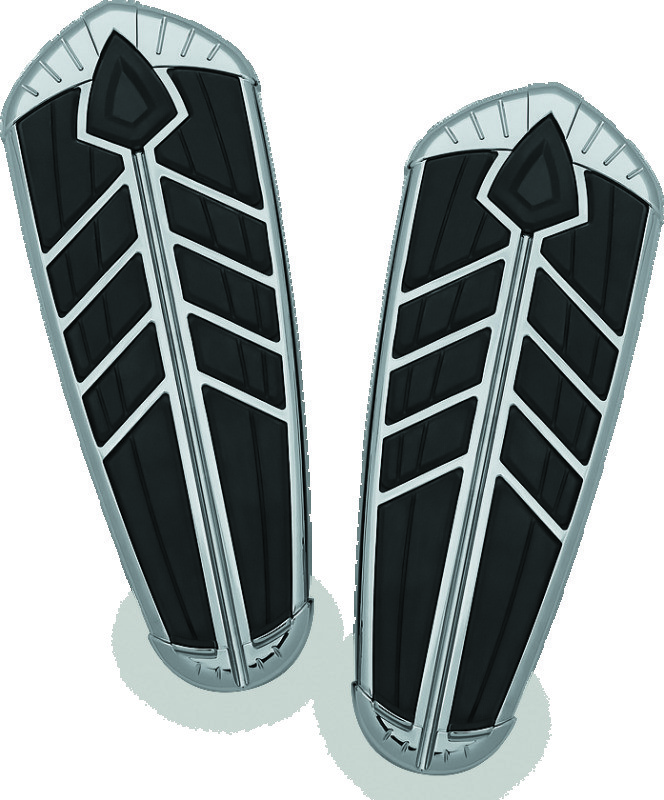 Kuryakyn 5650 Spear Floorboard Inserts Chrome Indian Chief Chieftain
