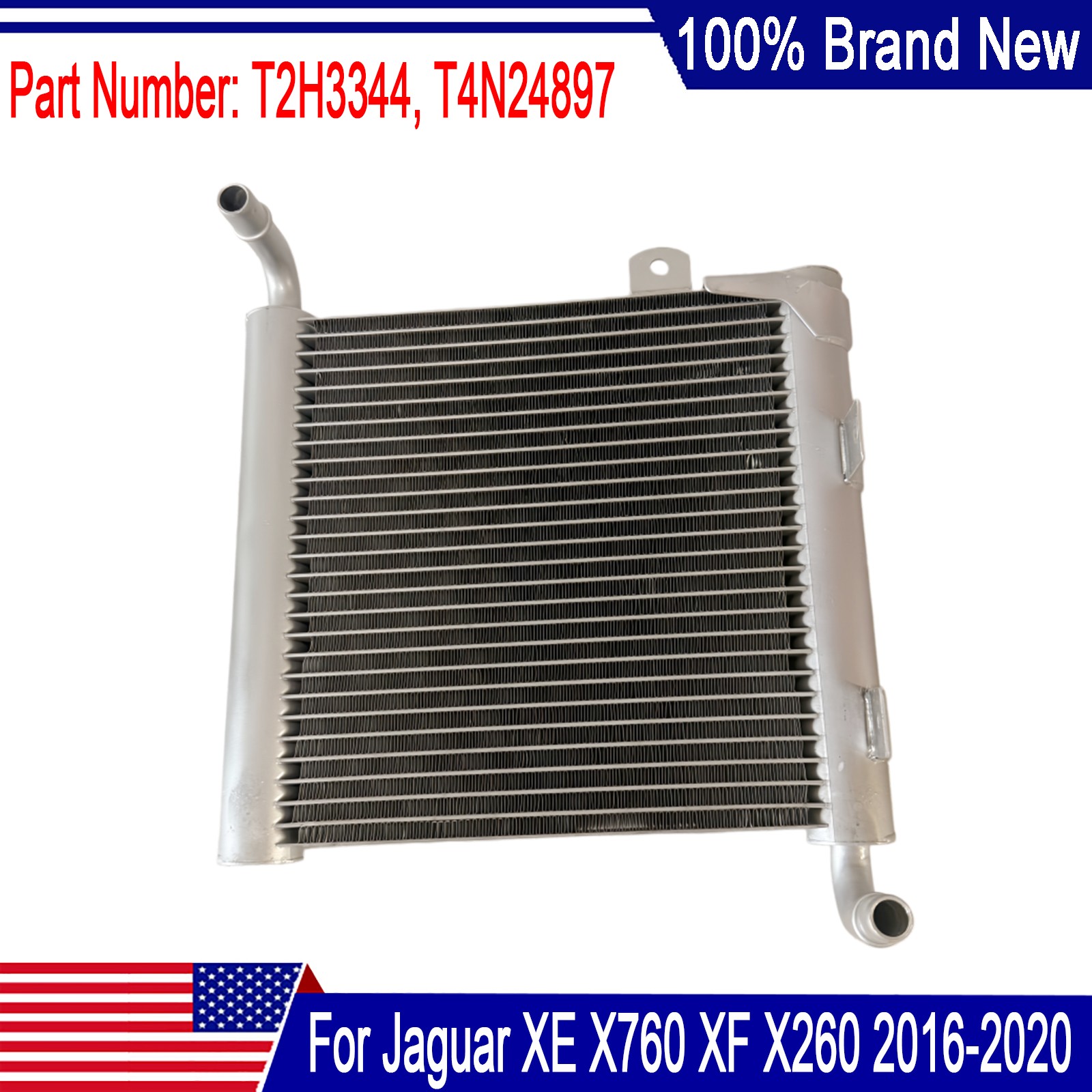 New Right Side Radiator For 2016-2020 Jaguar XE X760 XF X260 T2H3344 T4N24897 US