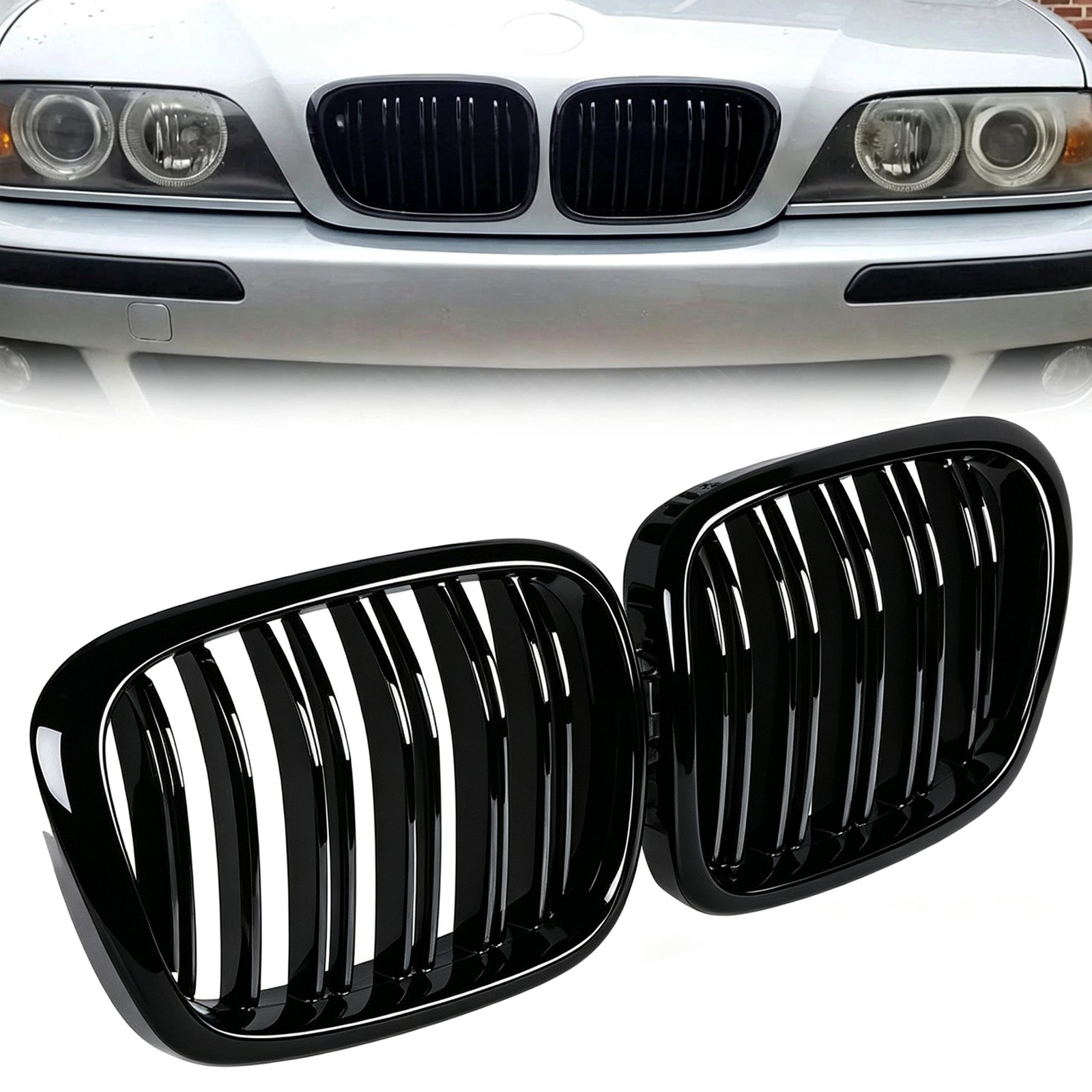 Front Kidney Grille aftermarket Grill For 1997-1999-2003 BMW E39 M5 525i 530i Front Kidney Grille aftermarket Grill For 1997-1999-2003 BMW E39 M5 525i 530i