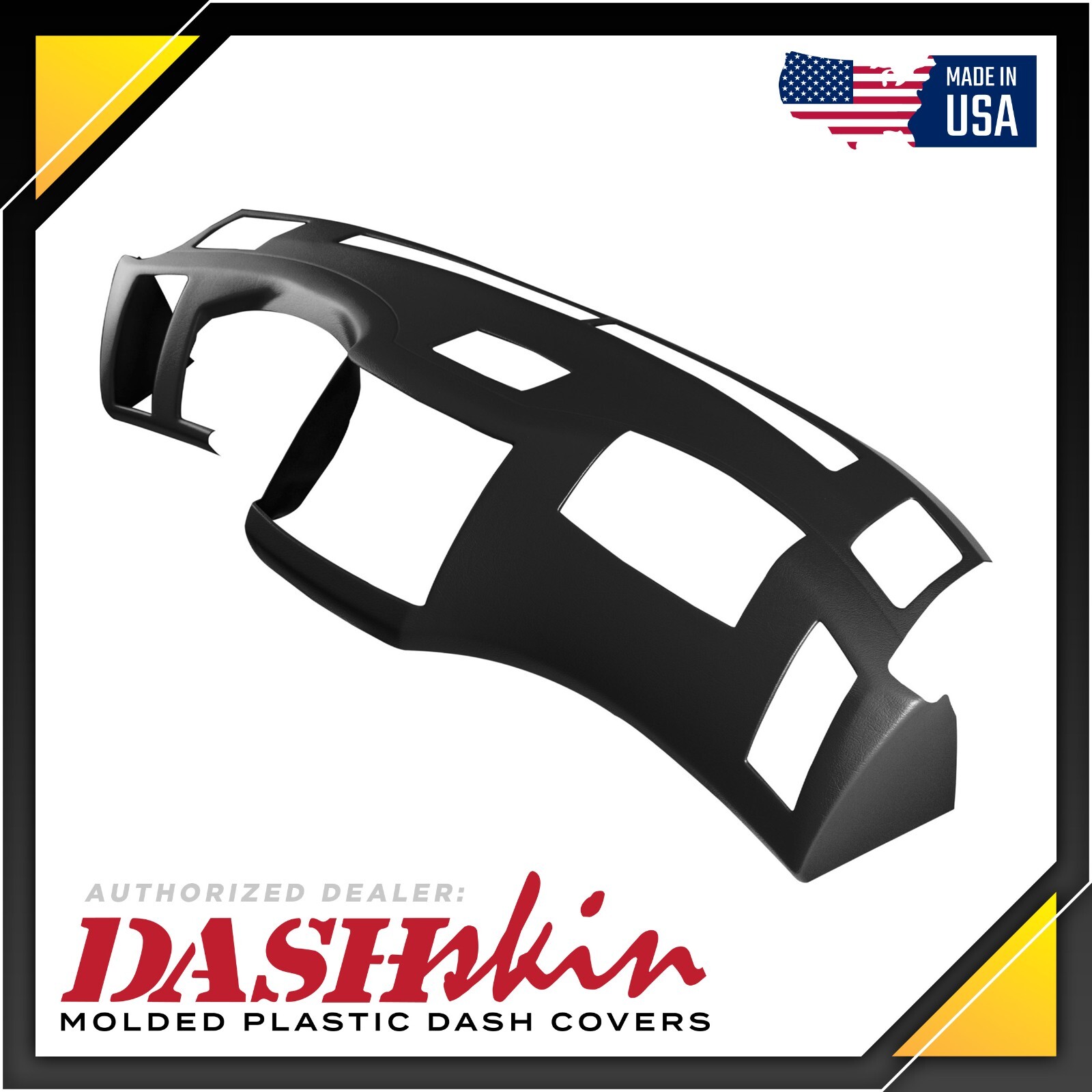 DashSkin Molded Plastic Dash Cover Overlay for 03-05 Infiniti FX35 FX45 in Black