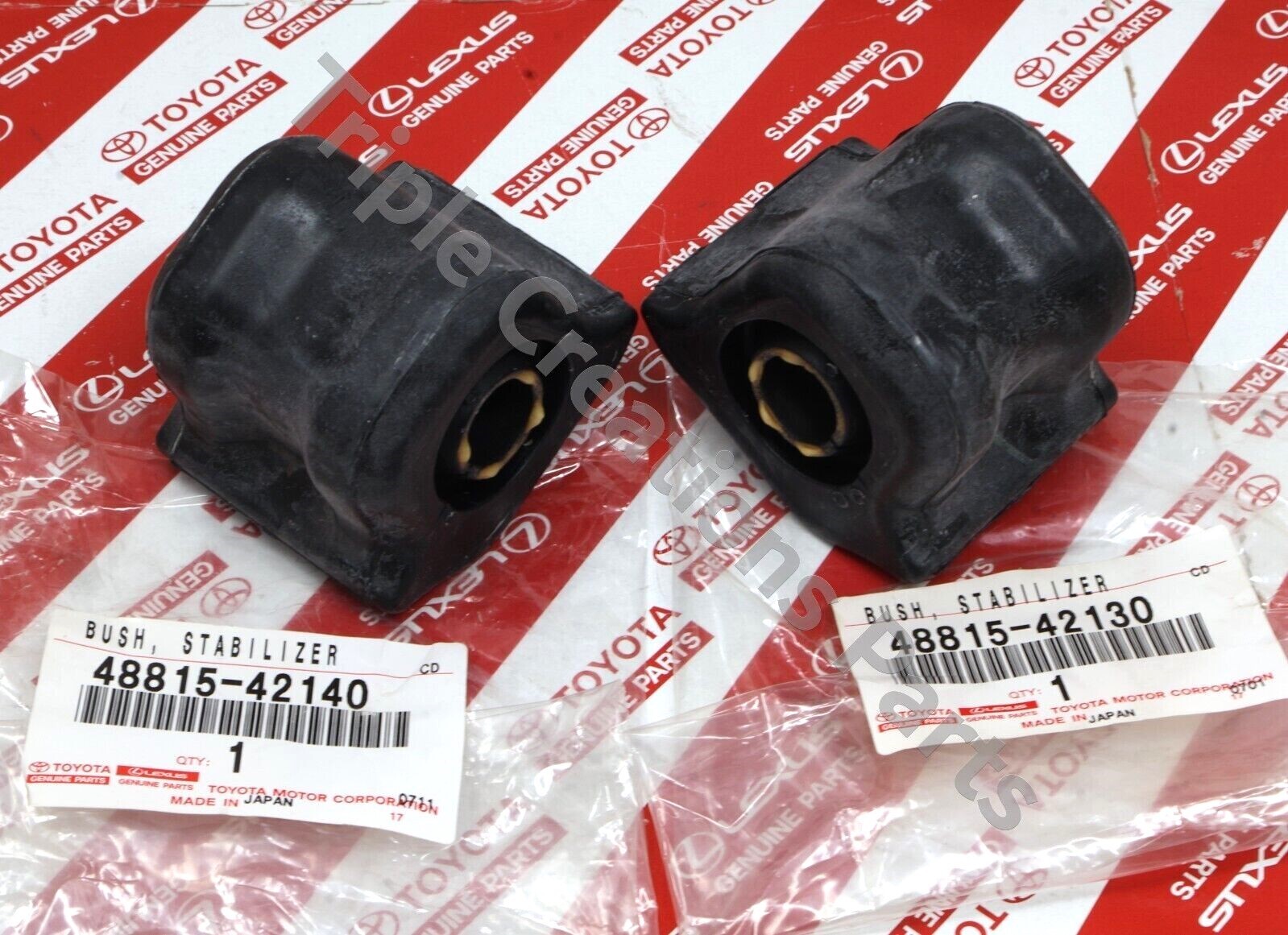 Genuine Toyota 16-19 Mirai / 13-18 RAV4 RH LH Front Stabilizer Bar Bushings Set