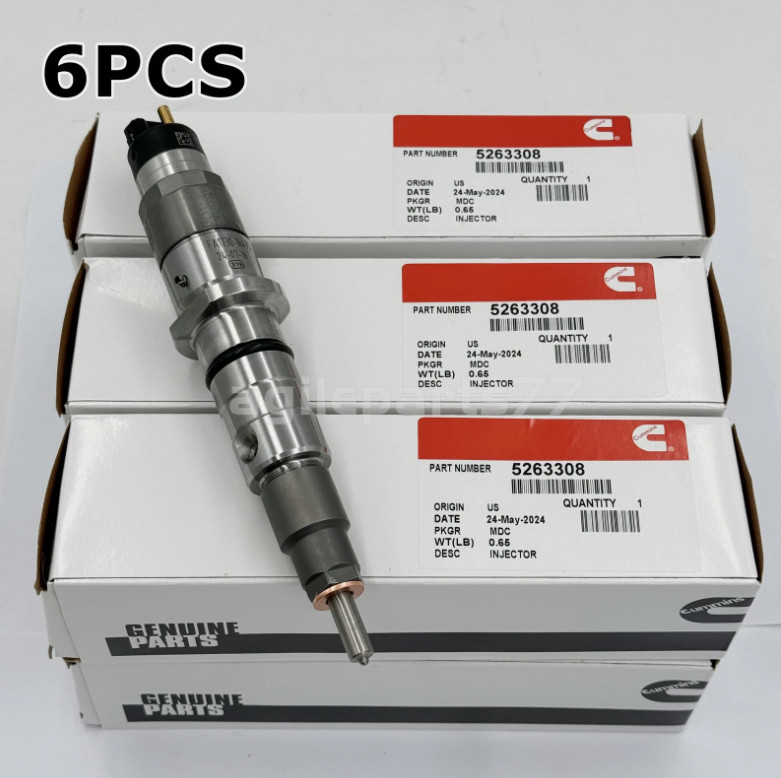 6X 5263308 5263308PX Fuel Injector for Cummins QSL 8.9L Komatsu 5263308RX New