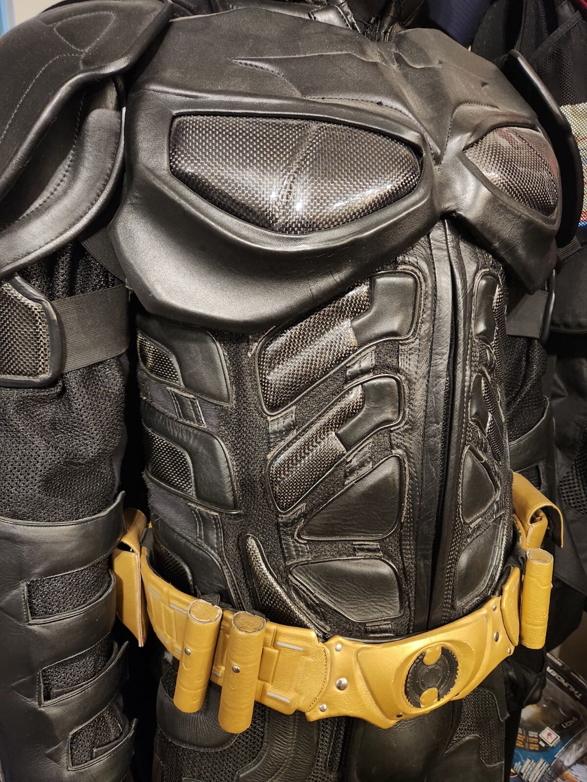 UD Replicas Batman Leather Suit Cape Dark Knight Rises Christian Bale