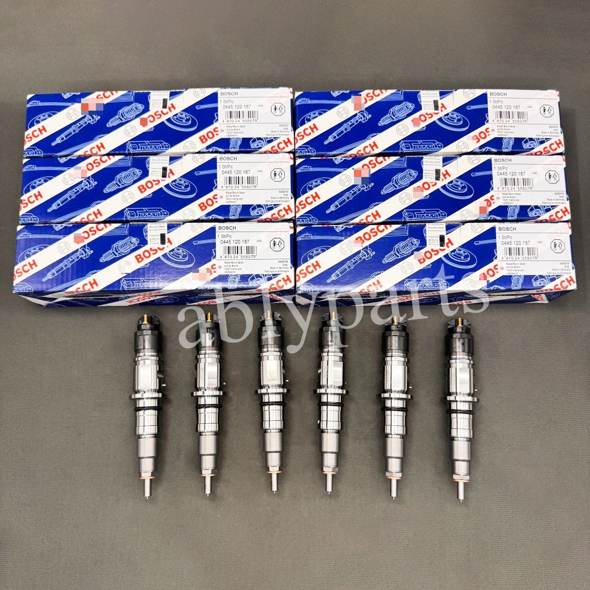 6X Fuel Injector for 13-18 Cummins 6.7L ISB Engine Dodge Ram 5256034 0445120187 6X Fuel Injector for 13-18 Cummins 6.7L ISB Engine Dodge Ram 5256034 0445120187