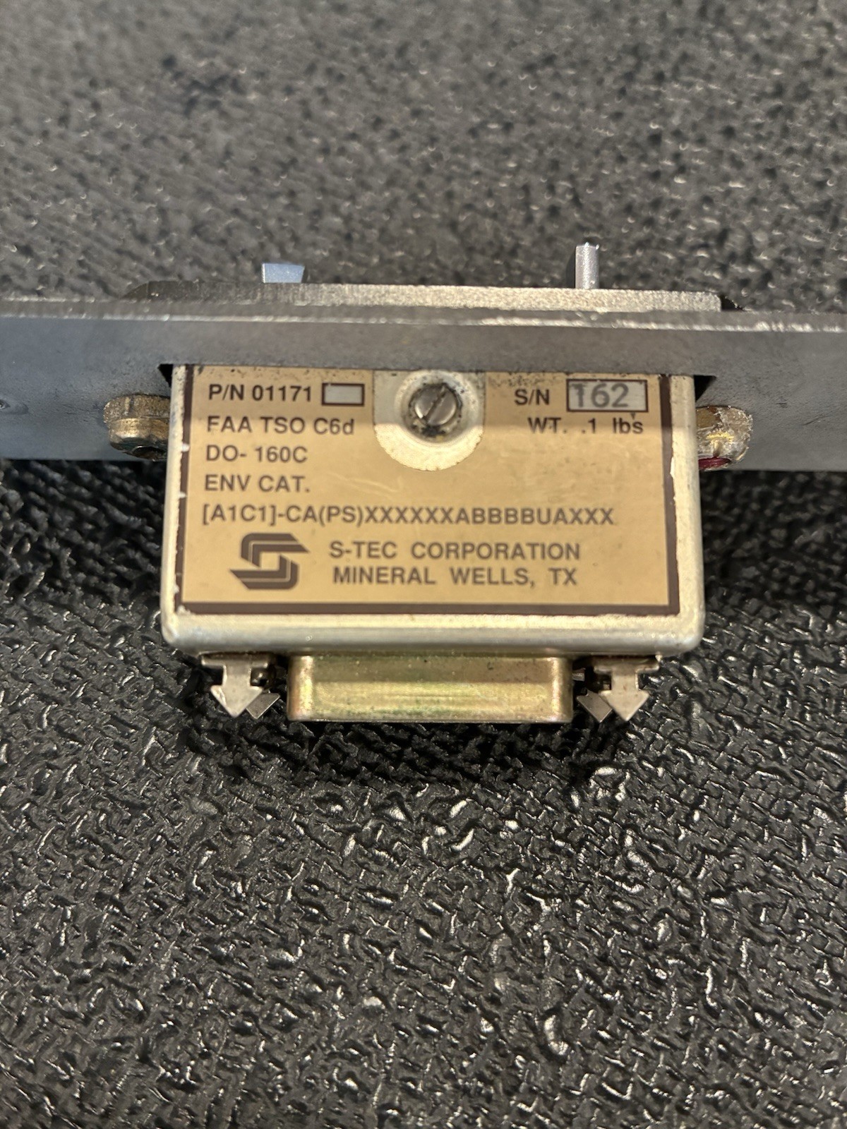 S-TEC Corporation Slaving Controller P/N 01171 S/N 162