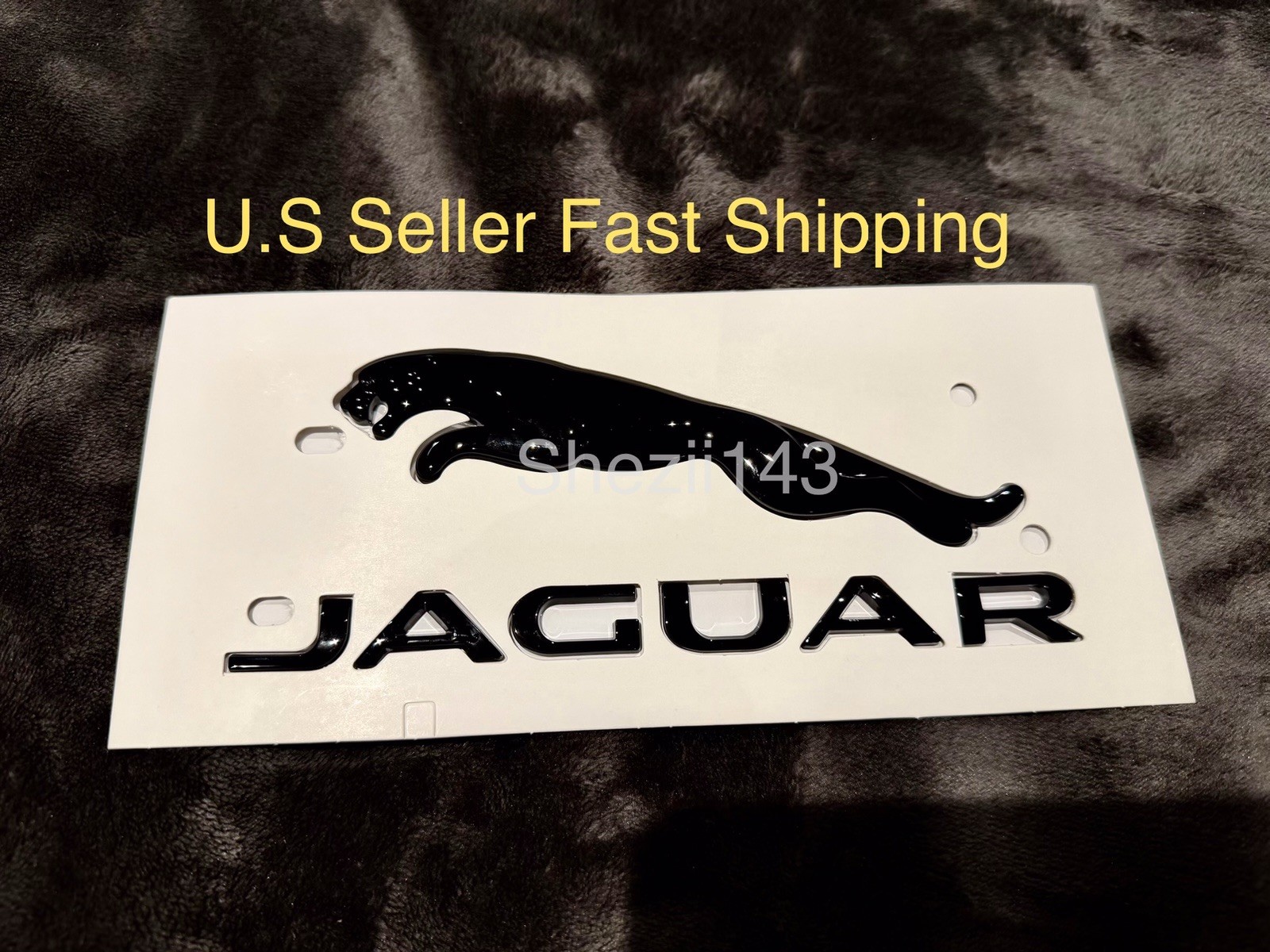 OEM Jaguar Emblem Gloss Black Liftgate Tailgate Hatch Badge Nameplate T2R27585