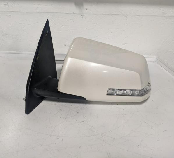 2009-2012 GMC Acadia Power Left Driver Side View Door Mirror White Opt DNP Oem