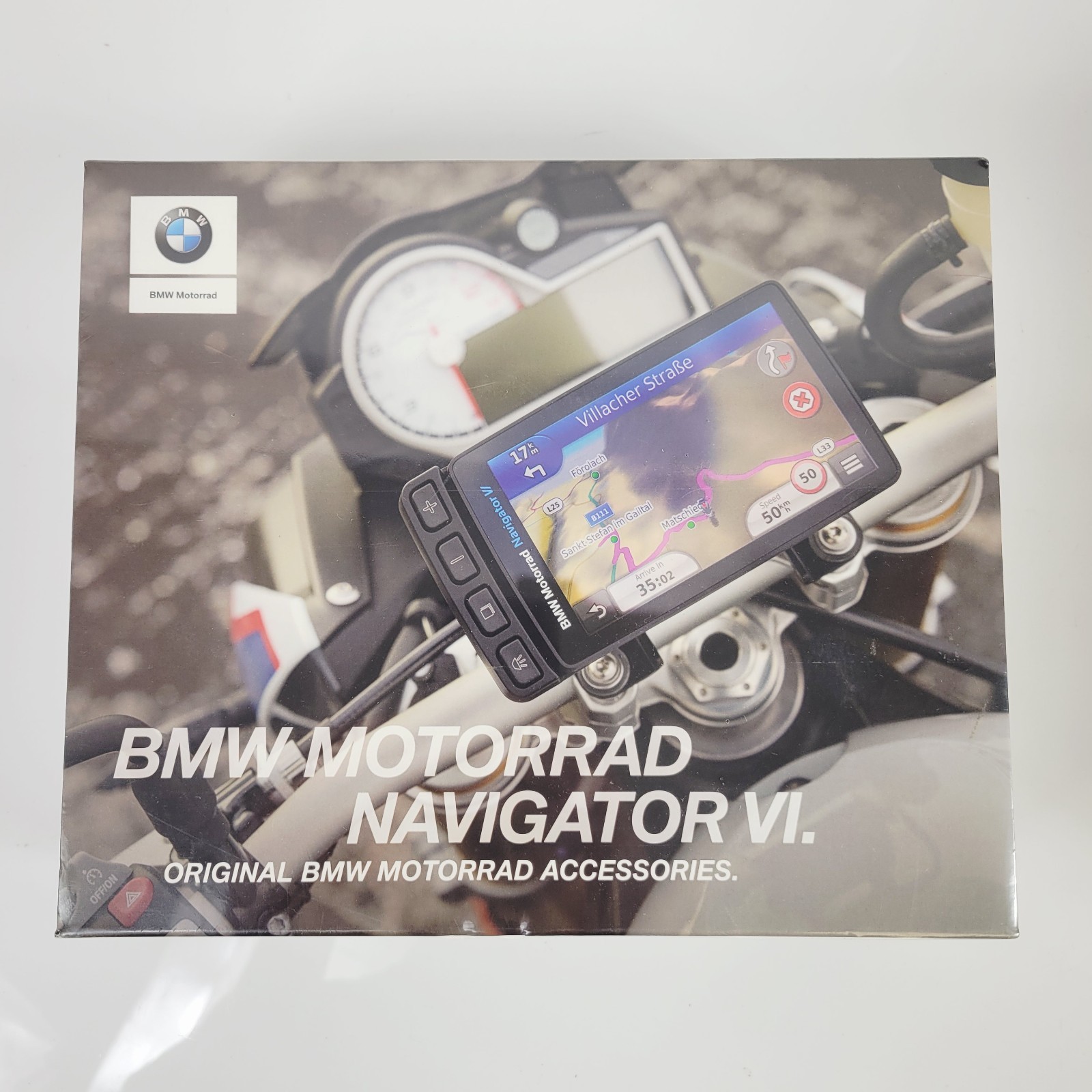 BMW Motorrad Navigator VI GPS With Cradle Mount 77528355829 Nav 6 OEM