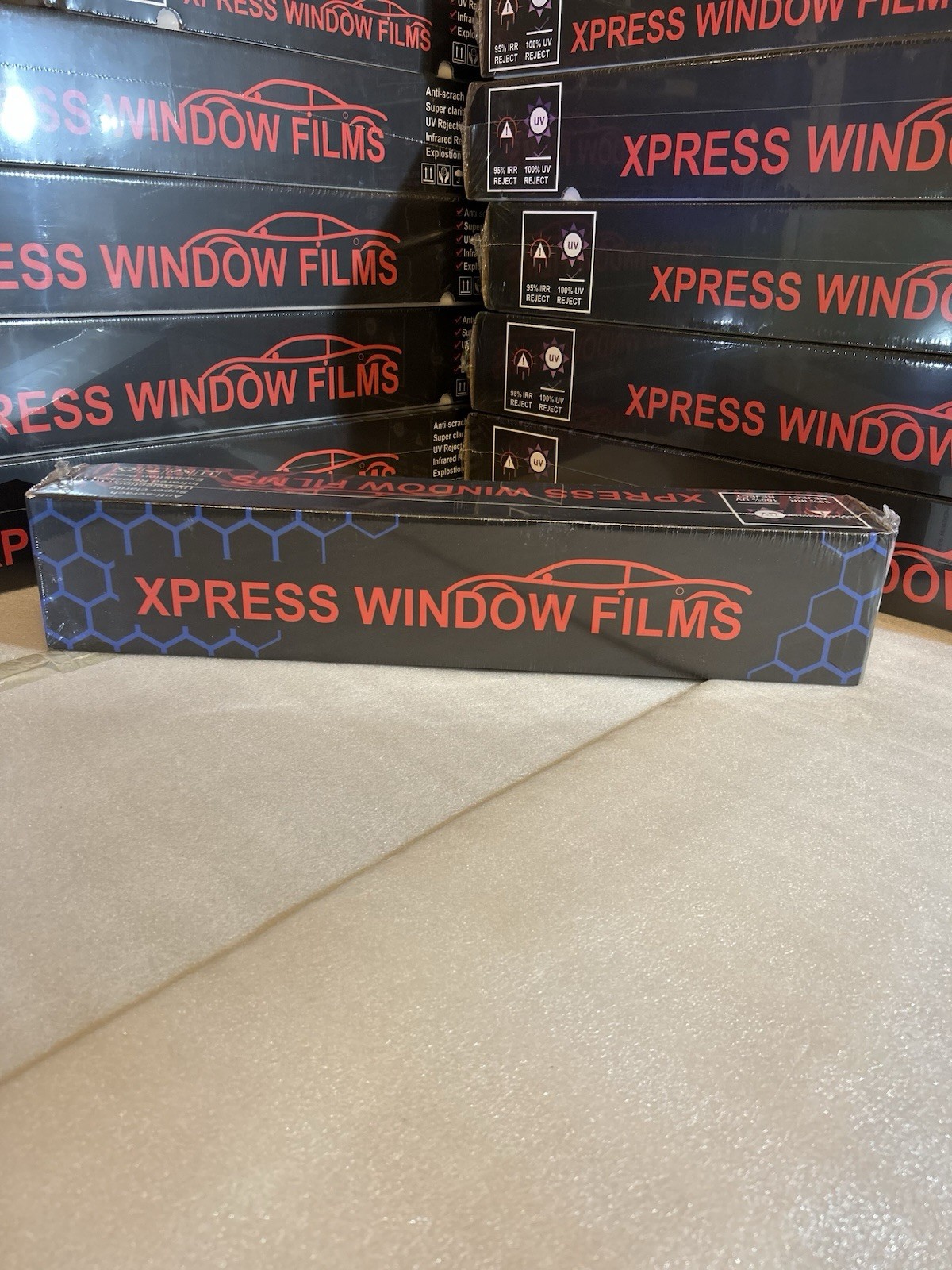 XPRESS WINDOW FILMS - 24” x 100 Ft Roll - 5% 2 Ply Window Tint NANO CARBON XPRESS WINDOW FILMS - 24” x 100 Ft Roll - 5% 2 Ply Window Tint NANO CARBON