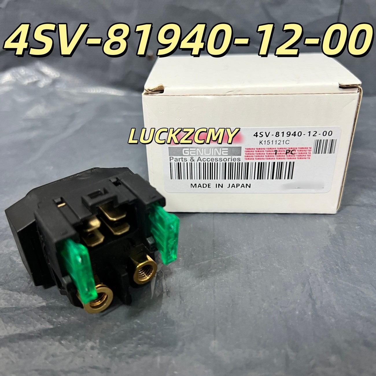 NEW 4SV-81940-12-00 STARTER RELAY SOLENOID YXR YFM VMX YZF FZ6R NEW 4SV-81940-12-00 STARTER RELAY SOLENOID YXR YFM VMX YZF FZ6R