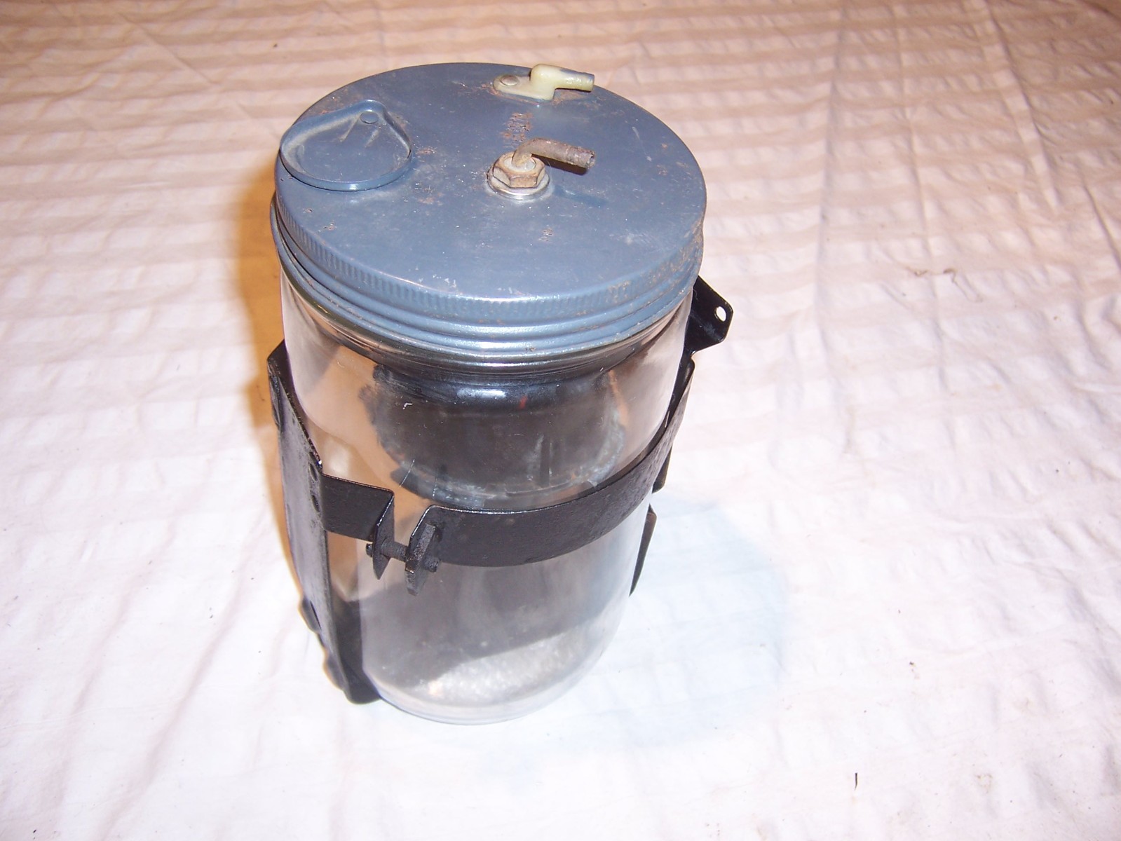1953 - 1955 Chevy Washer Jar and Bracket NICE