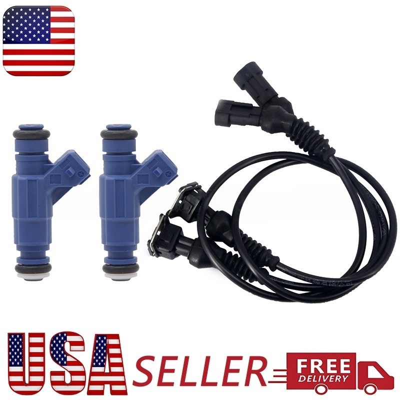 NEW 2Pcs Fuel Injectors For Polaris RZR Sportsman Ranger EFI 700 800 0280156208