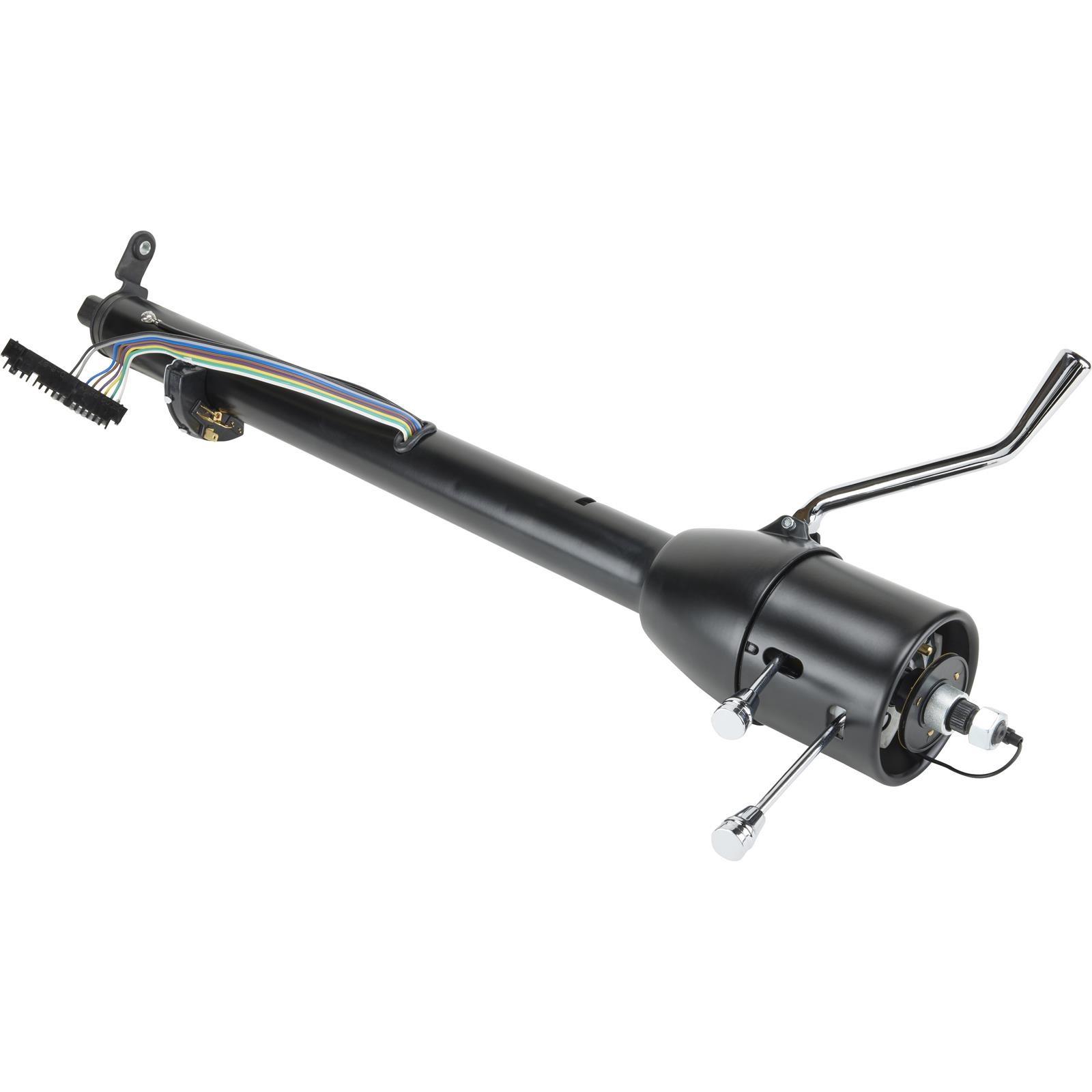 Speedway 1955-56 Fits Chevy Tilt Steering Column With Shifter, Black