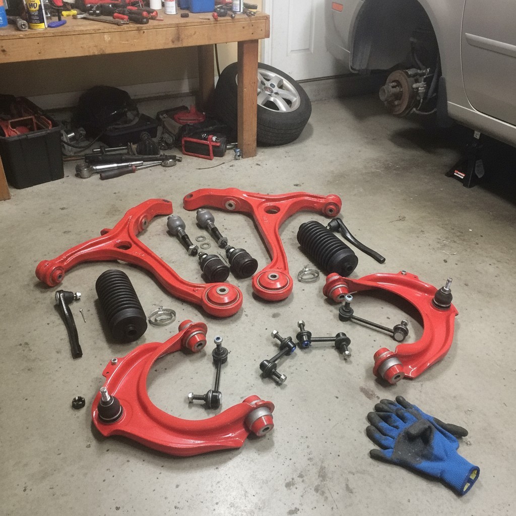 Precision 16PCS Front Suspension Kit for Honda Accord & Acura TSX—Durable Alloy