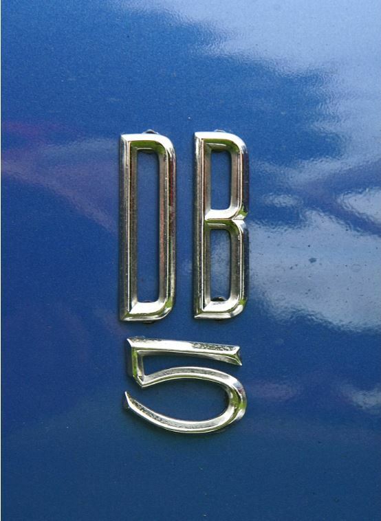 Aston Martin DB5 & DB6 'B' Badge - Rear - Chrome